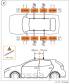 Zestaw dopasowujący bagażnik CRUZ Kit 935-783, Toyota Aygo, 5d hatchback 2014+
