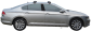 Bagażnik dachowy Yakima FlushBar S26Y+K901. VW Passat B8, 4d sedan 2015-->